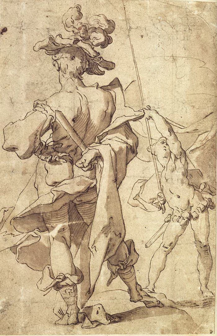 Guerriero e giovane portabandiera - Museum Mayer van den Bergh, Antwerp